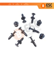 Chrysler için 10 Adet İtmeli Tip Tutucu Klipsi 6504521