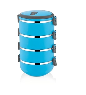 4 Katlı Mavi Sefer Tası Seti
