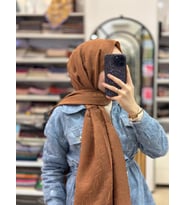 Çikolata Harem Scarf Lyocell Elisa Şal