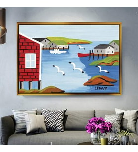Altın Çerçeveli dekoratif tablo a1986 (Gold)