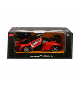 Rastar 1:14 Mclaren Senna Işıklı Uzaktan Kumandalı Araba 32 cm Turuncu S00096600