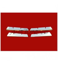 Renault Megane 2 Krom Ön Panjur 2006-2010 4Prç Paslanmaz Çelik