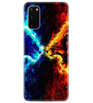 Samsung A02S A03S A10 A12 A13 A21S A22 Kılıf Desenli Silikon Red Blue Leon 1714