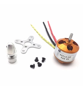 A2212 2450KV Fırçasız Motor Multicopter RC Drone 2S-3S Lipo