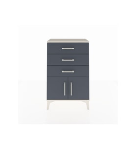 Arges Komodin 3 Çekmeceli 2 Kapaklı 60x30x96 Aytaşı-Antrasit