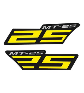 Yamaha Mt-25 Uyumlu Sarı Yan Stıcker Set