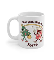New Year, Same Me Coffee Mug  - Komik Hediye Kupa  Ofis Arkadaşına Harika Hediye