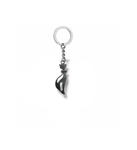 Siyah Kedi - Midnight Black Cat Unisex Zamak Kaplama Anahtarlık – Gizemin Anahtarı