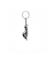 Siyah Kedi - Midnight Black Cat Unisex Zamak Kaplama Anahtarlık – Gizemin Anahtarı