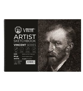 Vincent Artist Sketchbook White 90 gr 35x50 cm 15 Sayfa 