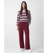 LCW EVERYDAY Bordo Geniş Paça Kadın Eşofman Altı