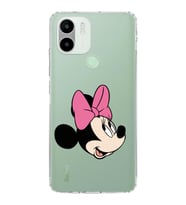 Redmi A1 Plus  Kamera korumalı Kapak Minnie Mouse Tasarımlı  Şeffaf Kılıf