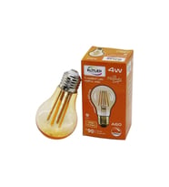 ELİTLED A-60 4W - E27 GOLD COLOR FLAMENT LED RUSTİK AMPUL 500LUMEN KIRILMAZ GÖVDE (5365)