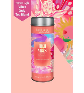 High Vibes Only Tea - Güllü & Şeftali Aromalı Beyaz Çay, 50 gr