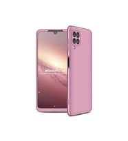 Samsung Galaxy M32 Uyumlu Kılıf Zore Ays Kapak (Rose Gold Altın)