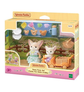 Sylvanian Families Piknik Seti - Çöl Tilkisi Kız ve Bebek 5698