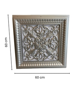 Led Döşenebilir Asma Tavan Uyumlu 60x60 Dekoratif Tavan Paneli (Gümüş)