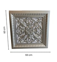 Led Döşenebilir Asma Tavan Uyumlu 60x60 Dekoratif Tavan Paneli (Gümüş)