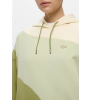 Lacoste Womens Oversize Sweatshirt Bol Kesim Kapüşonlu Kadın Sweatshirt Yeşil