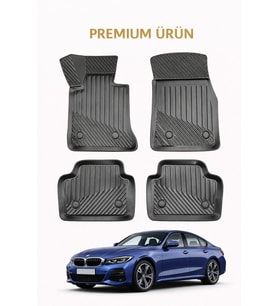 Bmw 4 Serisi F33 Cabrio ile Uyumlu 3D Oto Paspas Premium
