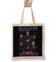 Bts Mots Bangtan Bez Çanta Uzun Saplı