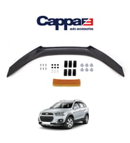 CAPPAFE Chevrolet Captiva Kaput Koruyucu Rüzgarlık 4mm Parlak Siyah 2012-2019