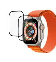 Apple Watch Ultra 49mm Uyumlu Zore PMMA - Cam Saat Ekran Koruyucu (Siyah)