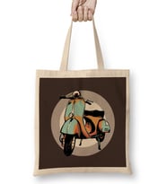 Vespa Scooter 01 Bez Çanta Uzun Saplı