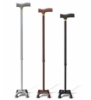 Metal 4 Ayaklı Ayarlanabilir Destek Bastonu - T Saplı Alk5488