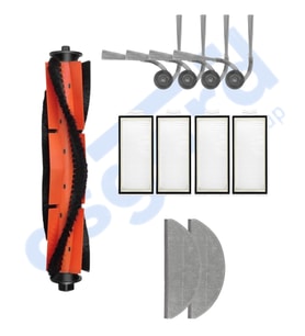 ROBOROCK S8 PRO/S8 PRO+/Q8+/Q8 MAX PRO+ Uyumlu 1 Ana Fırça 4 Yan Fırça 4 Filtre 2 Mop