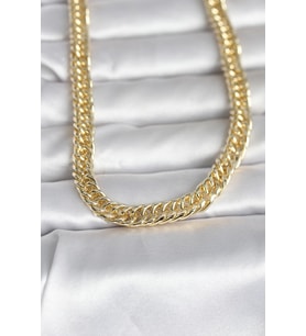 CM 14K Gold Renk Kalın Zincir Model 60 cm Kadın Kolye TJ-BKO10998