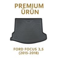 Ford Focus 3 Sedan 2011–2014 Uyumlu 3D Bagaj Havuzu Premium