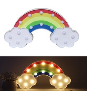Led Işıklı Gökkuşağı Gece Lambası