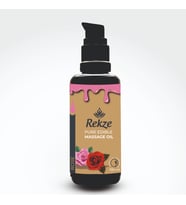 Rekze Gül Aromalı Yenilebilir Vücut Masaj Yağı 100 ml