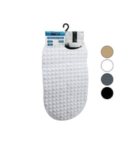 OVAL - PLASTİK KABARTMA TOP DESENLİ - RENKLİ 63PCS VANTUZLU KAYDIRMAZ BANYO - KÜVET PASPASI 34X65CM (5343)