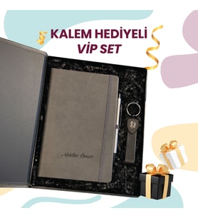 Akpınar Promosyon Kalem Hediyeli VIP Set