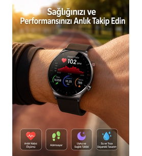Çok Fonksiyonlu Akıllı Saat Bluetooth Bağlantılı Çağrı Cevaplayabilen Uzun Pil Ömrü Yeni Nesil