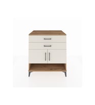Kronos Şifonyer 2 Raflı 2 Çekmeceli 2 Kapaklı 88x59x96 Çam-Aytaşı