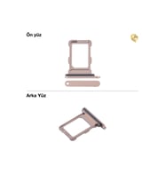 iPhone 16 Pro Sim İç Yuvası Tepsisi Aparatı Çekmecesi Kart Yuvası Tray Tekli (Altın)