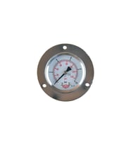 0-25 Bar Ø52 Mm Ön Flanşlı Kuru Tip Manometre
