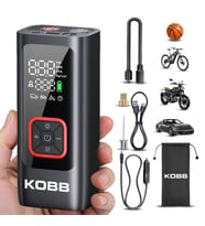 KOBB KB426 12V / Şarjlı Li-ion 150 PSI Dijital Göstergeli Akıllı Lastik Şişirme Pompası+ Powerbank + SOS + Led Lamba