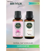 Pudra + Orkide ( Oda Kokusu Aroma Terapi Buhurdanlık / Difüzör Yağı ) Set 2 Adet x 30 ML