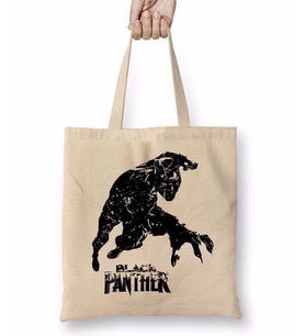 O Pantera Negra Bez Çanta Uzun Saplı