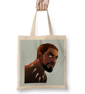 Black Panther Wakanda Forever Bez Çanta Uzun Saplı