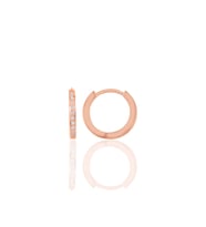 Söğütlü Silver Gümüş rose 14 mm yeni tamtur halka küpe