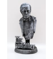 FLEXIS GODFATHER BÜST GÜMÜŞ ESKİTME EFSANE DETAYLAR 10 CM