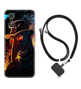General Mobile GM 21 Pro GM 22 Pro Plus Kılıf Boyun Askılı Silikon Karga 1616