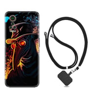 General Mobile GM 21 Pro GM 22 Pro Plus Kılıf Boyun Askılı Silikon Karga 1616