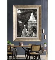 GÜMÜŞ ÇERÇEVELİ PASPARTULU TABLO C229