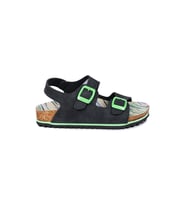 Jump JUMP 50023 ÇİFT TOKALI Siyah Unisex Çocuk Sandalet 50023